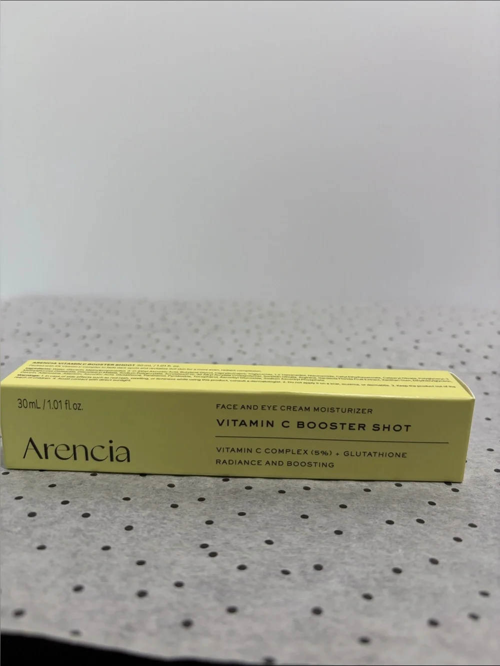 Arencia Vitamin C Booster Shot Face & Eye Cream - Yellow